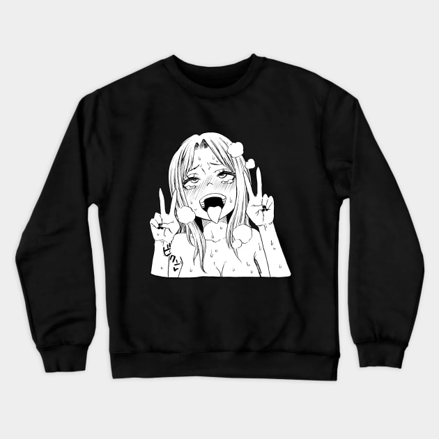 Ahegao face Crewneck Sweatshirt by Venandeu